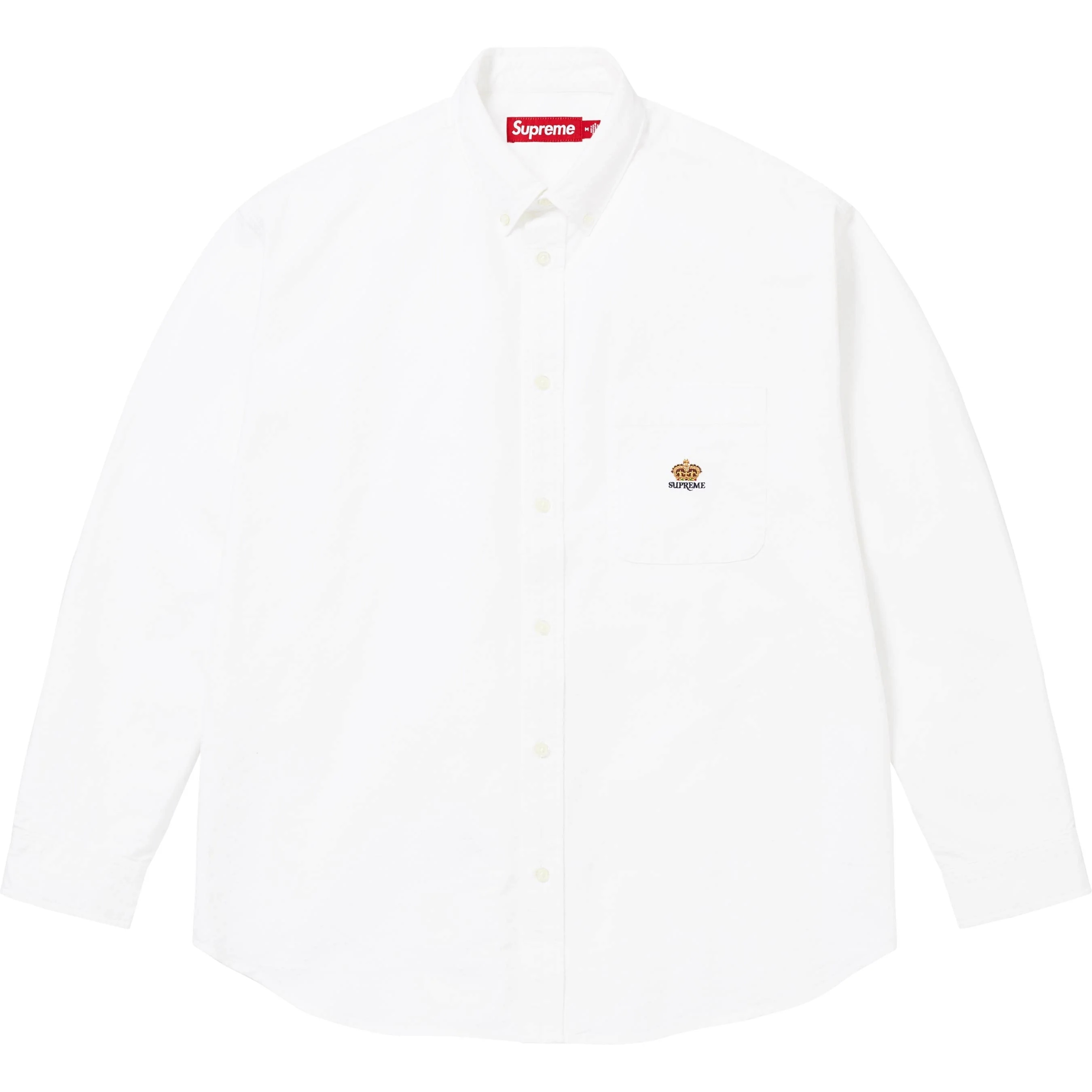 Loose Fit Flannel Oxford Shirt view 3